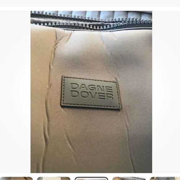 Dagne Dover Large Landon Neoprene Carryall Sage Green - New - Picture 3 of 6